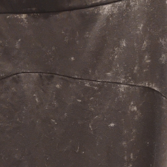 Poof! Black Trumpet Maxi Skirt with Slit for Work - Picture 3 of 6